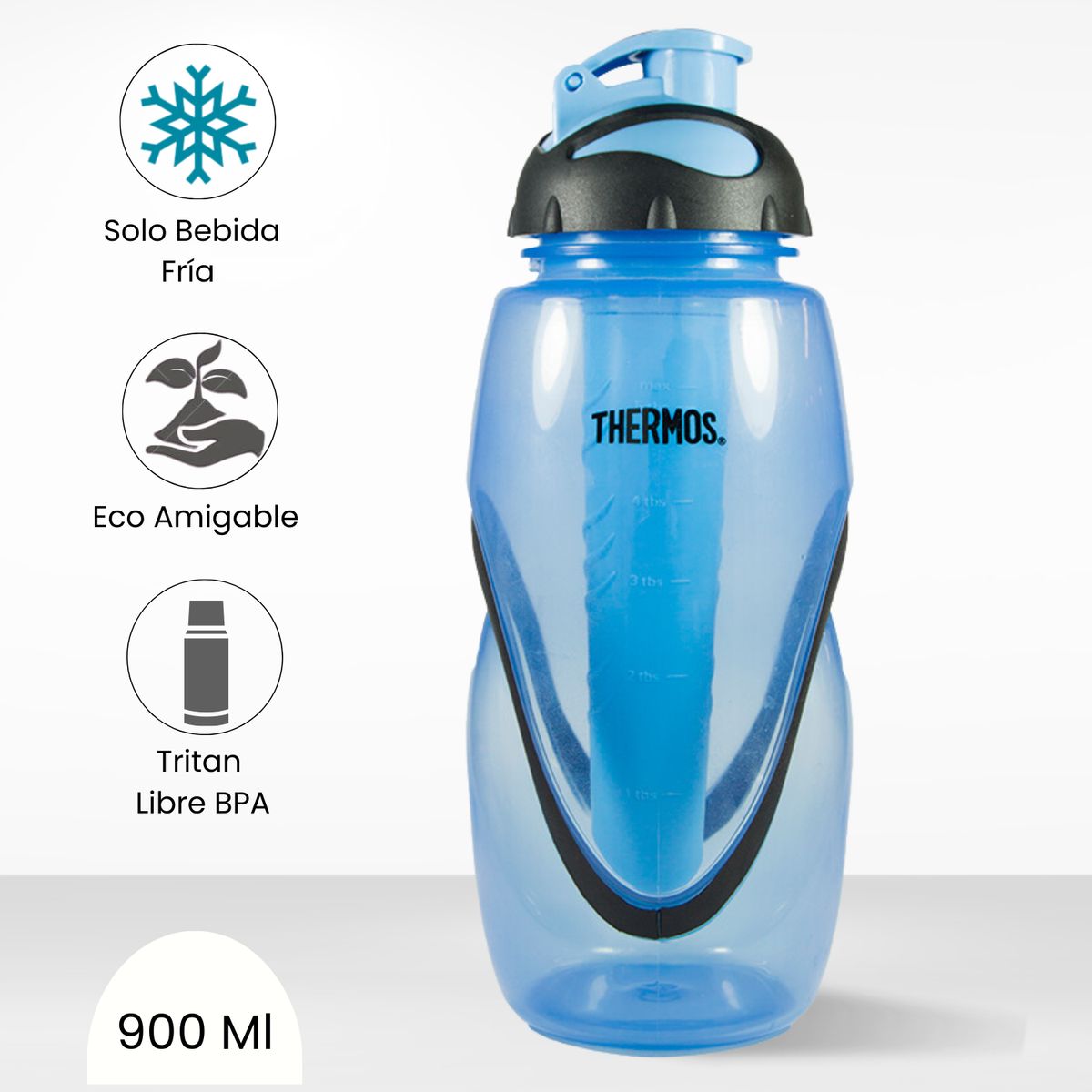 THERMOS - Tomatodo Deportivo Thermos 900ml Azul