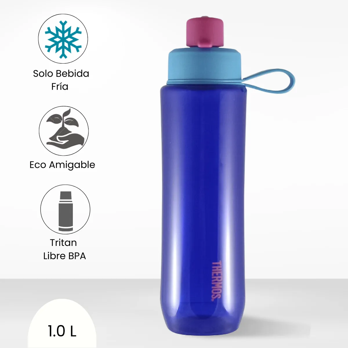 THERMOS - Tomatodo Deportivo Tritan Thermos 1l Rosado