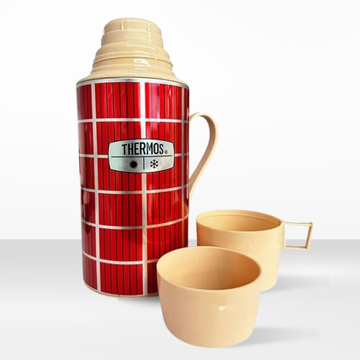 THERMOS - Termo de Bebida para Hogar Escocés 1.0l Rojo