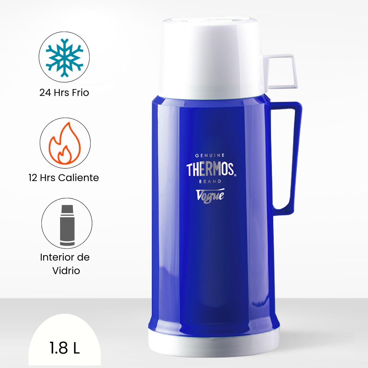 THERMOS - Termo de Bebida para Hogar Vogue 1.8l Azul