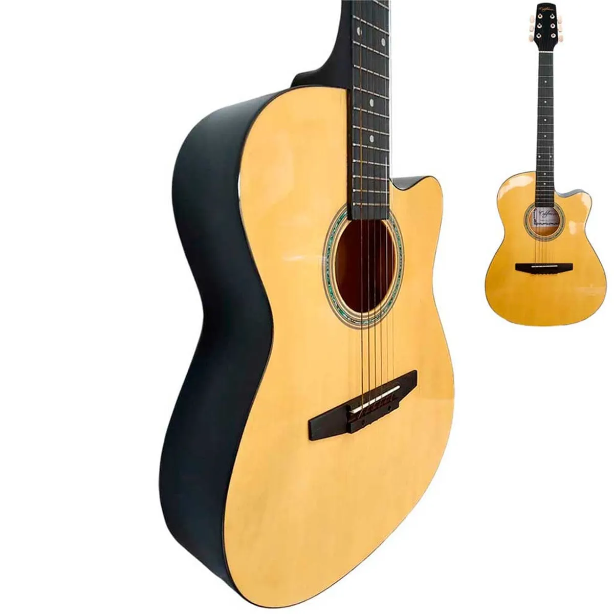CALIFORNIA - California - Guitarra Acústica con Alma  Funda - Natural