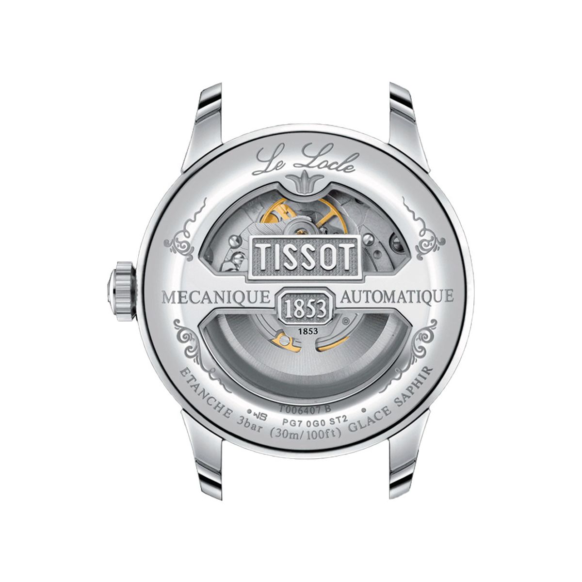 TISSOT - Reloj Tissot Le Locle Powermatic 80 Open Heart