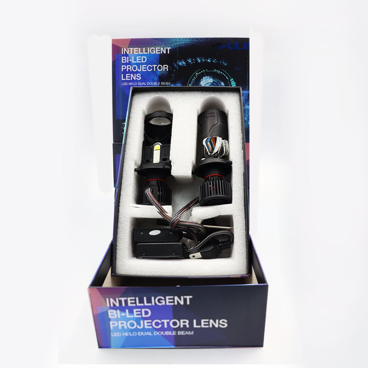 GENERICO - Mini Proyector BI-LED AM15-H4  10.000LM