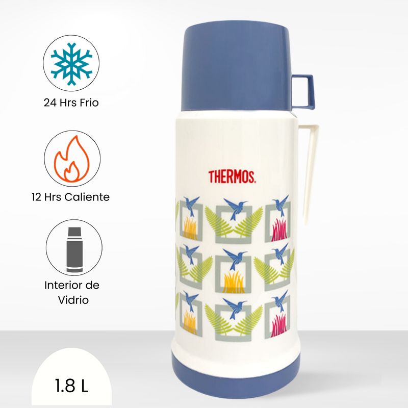 THERMOS - Termo de Bebida para Hogar Fantasía Colibrí 1.8l