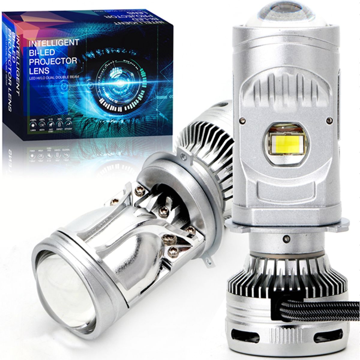 GENERICO - Mini Proyector  BI-LED  AM14-H4 18.000LM