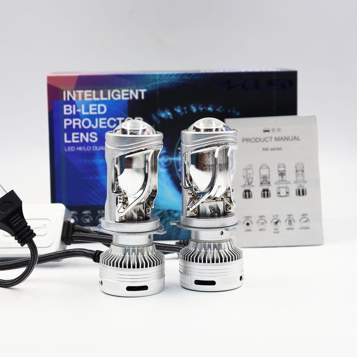 GENERICO - Mini Proyector  BI-LED  AM14-H4 18.000LM