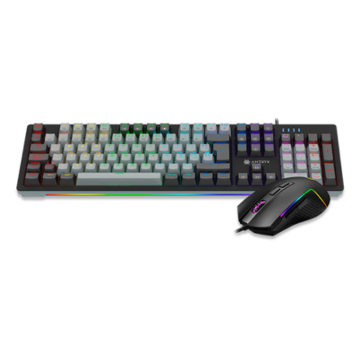 ANTRYX - KIT GAMING TECLADO MECANICO + MOUSE  GC-5600, BLUE SWITCH