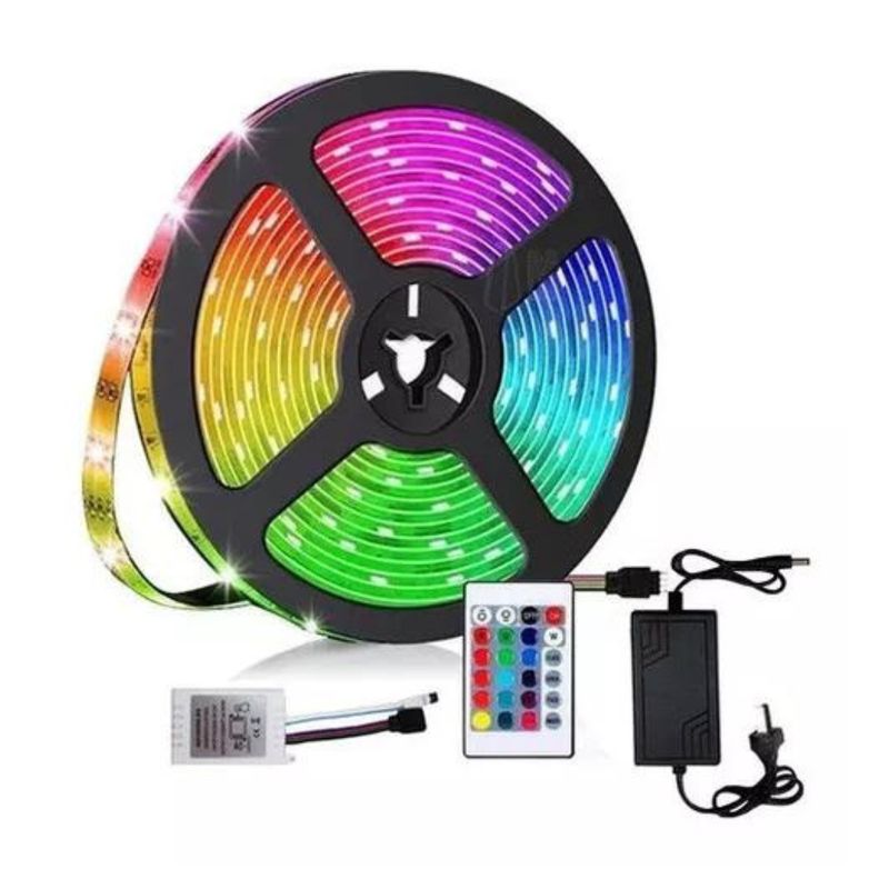 GENERICO - Tira Luz Led Rgb 5050  Tv Pc A Control Remoto