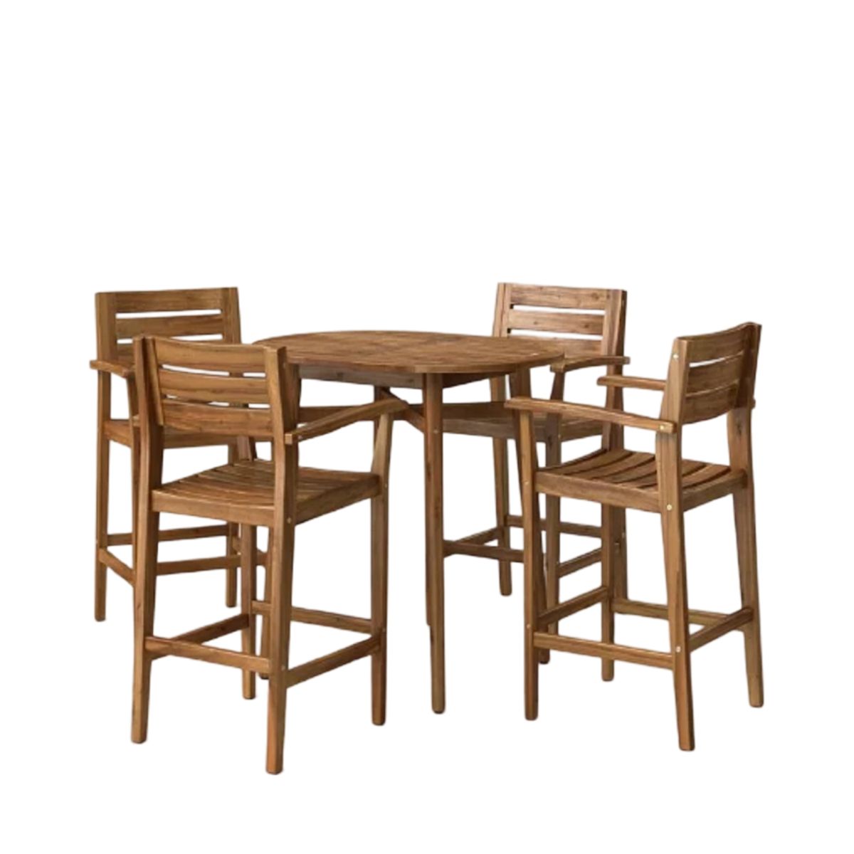 DMUEBLES - DM Juego de Comedor Bar Terraza Natural 2