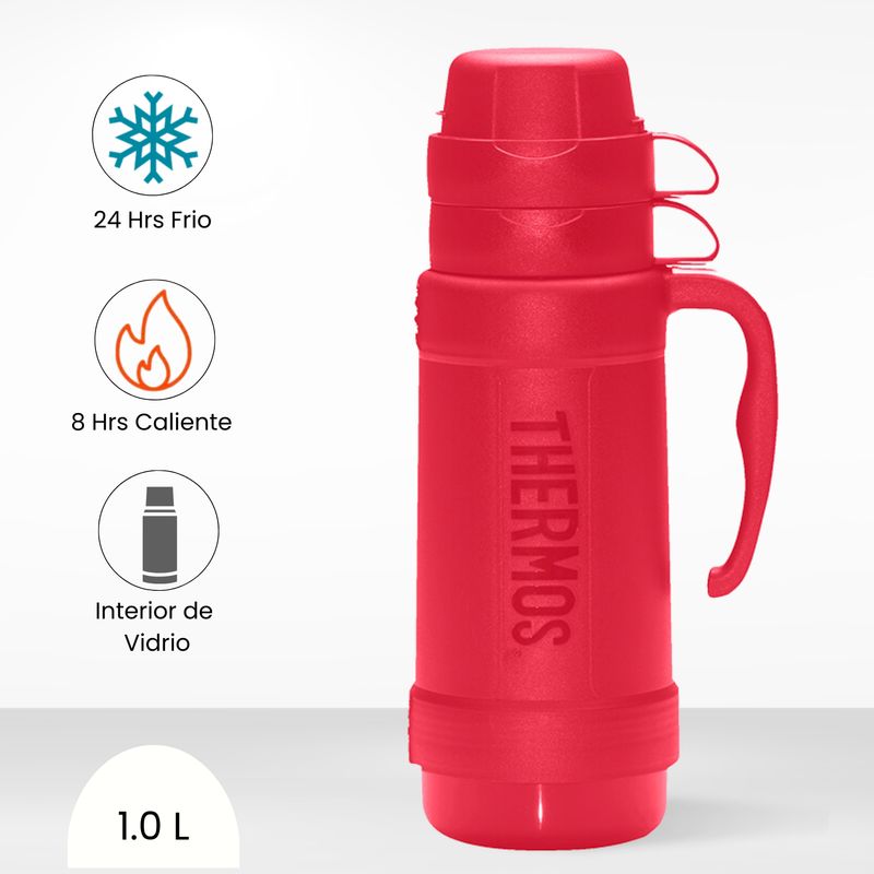 THERMOS - Termo de Bebida Sunset 1.0l Rojo
