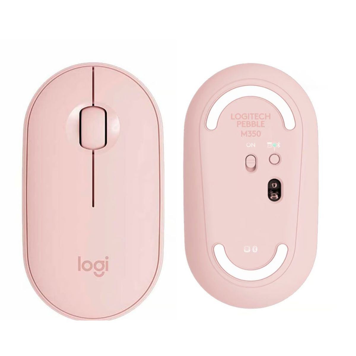 LOGITECH - Mouse Logitech Pebble M350 Silent Wireless Bluetooth Rose