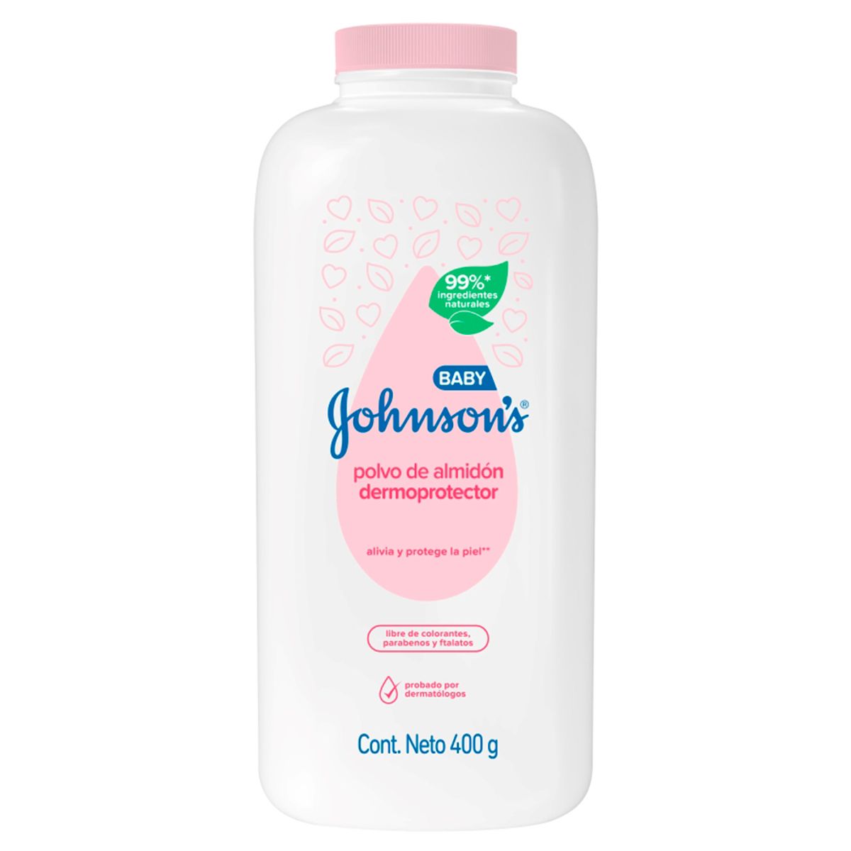 JOHNSON AND JOHNSON - Polvo de Almidón Dermoprotector Johnson Baby Original 400g