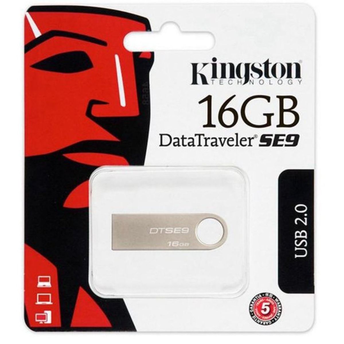 KINGSTON - Kingston DataTraveler SE9 Flash USB 16GB - DTSE9H16GB
