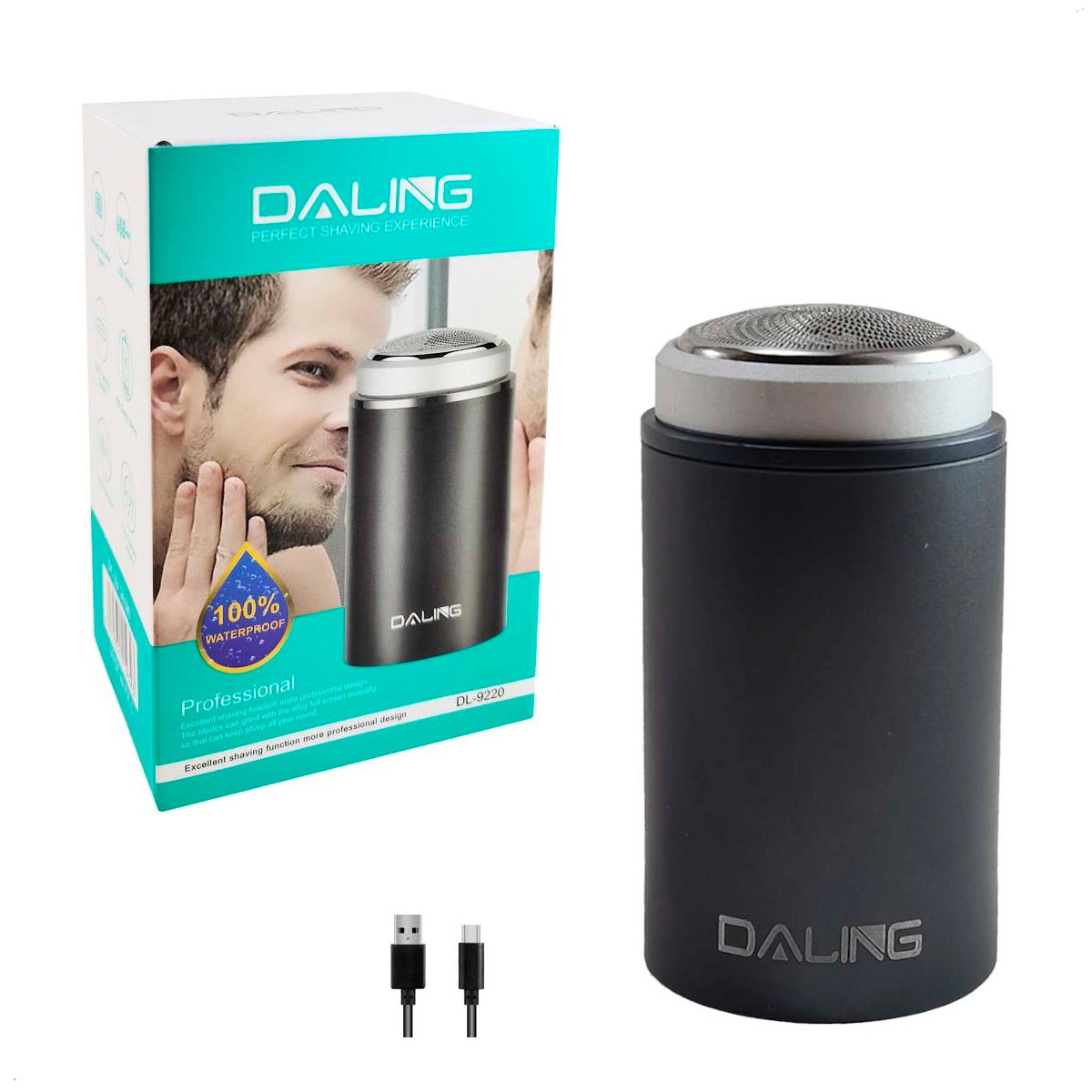 GENERICO - Maquina Razuradora Barba Mini Shaver Daling 9220 Portatil Recargable