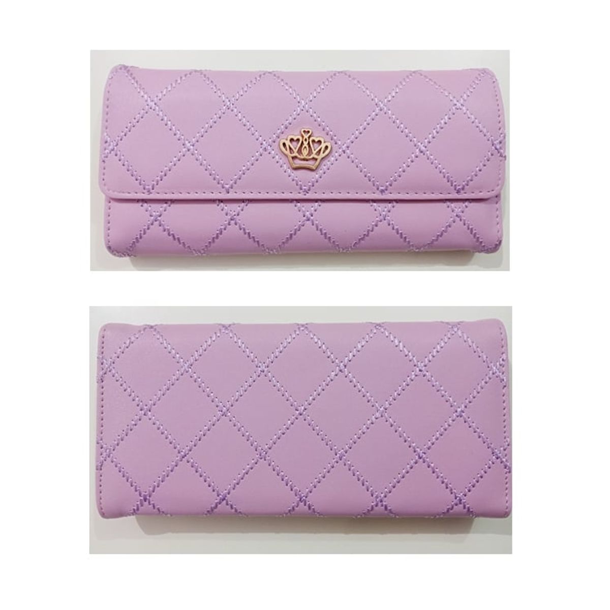 GENERICO - Billetera Queen Grande Para Mujer Cuero Sintetico