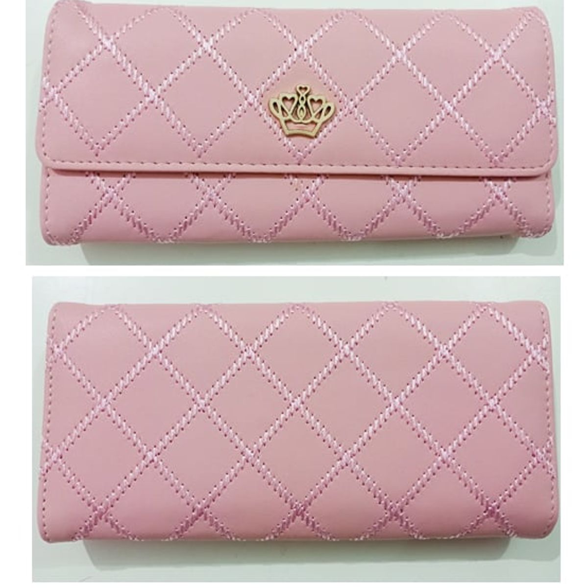 GENERICO - Billetera Queen Grande Para Mujer Cuero Sintetico