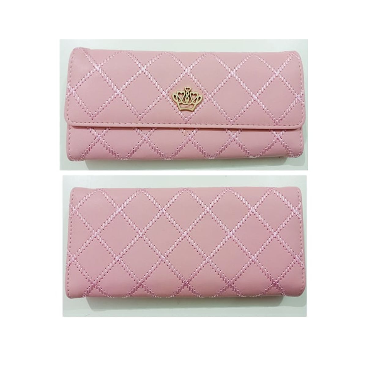 GENERICO - Billetera Queen Grande Para Mujer Cuero Sintetico