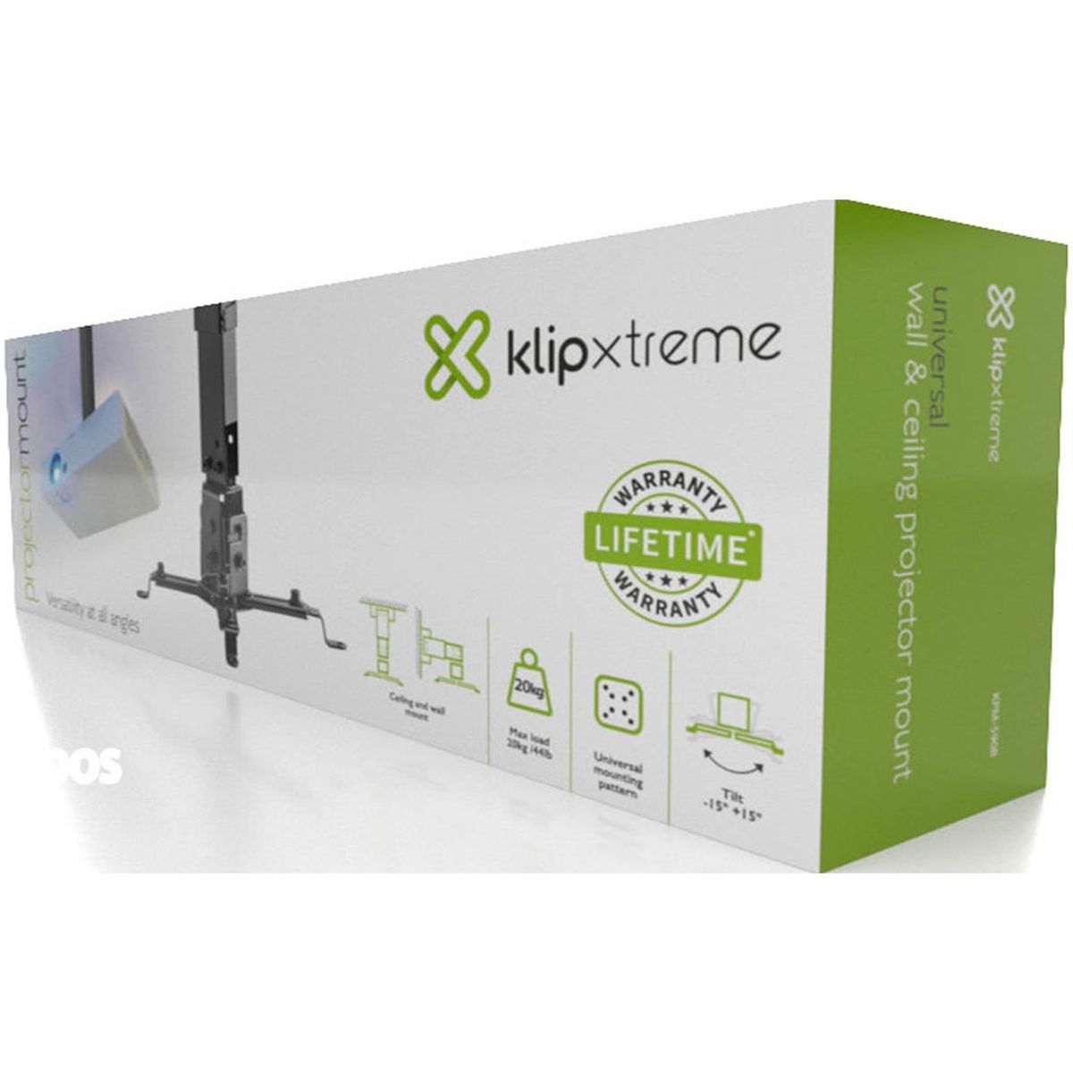 KLIPXTREME - Klip Xtreme Montaje en El Techo Proyector Acero - KPM-610B