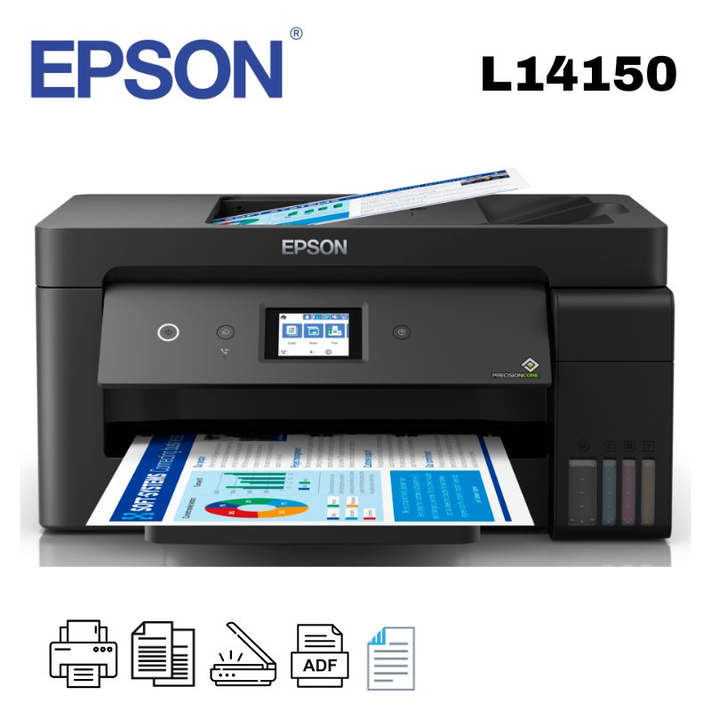 EPSON - IMPRESORA MULTIFUNCIONAL EPSON ECOTANK L14150 WIFI ADF DUPLEX A3