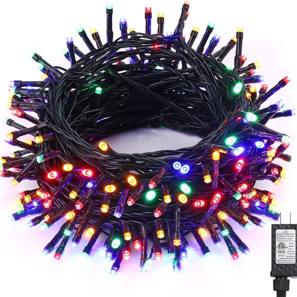 GENERICO - TIRA DE 100 LUCES LED NAVIDEÑAS MULTICOLOR
