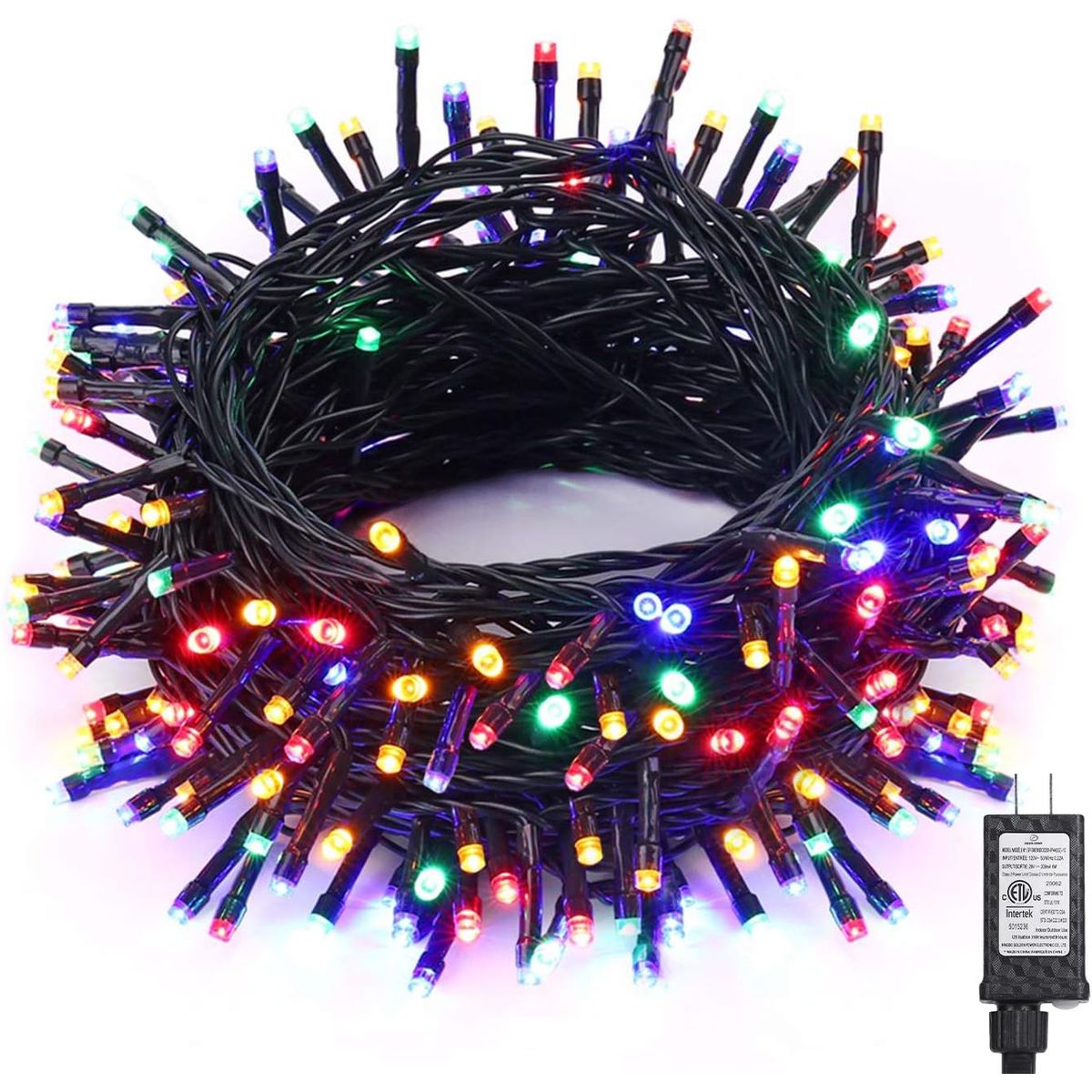 GENERICO - TIRA DE 100 LUCES LED NAVIDEÑAS MULTICOLOR