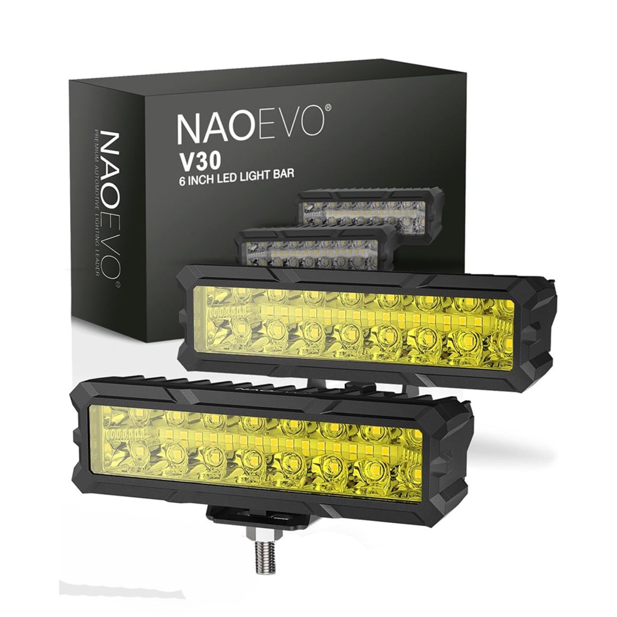 NAOEVO - Barra Led 6" V30Y Spot Flood  5.000LM