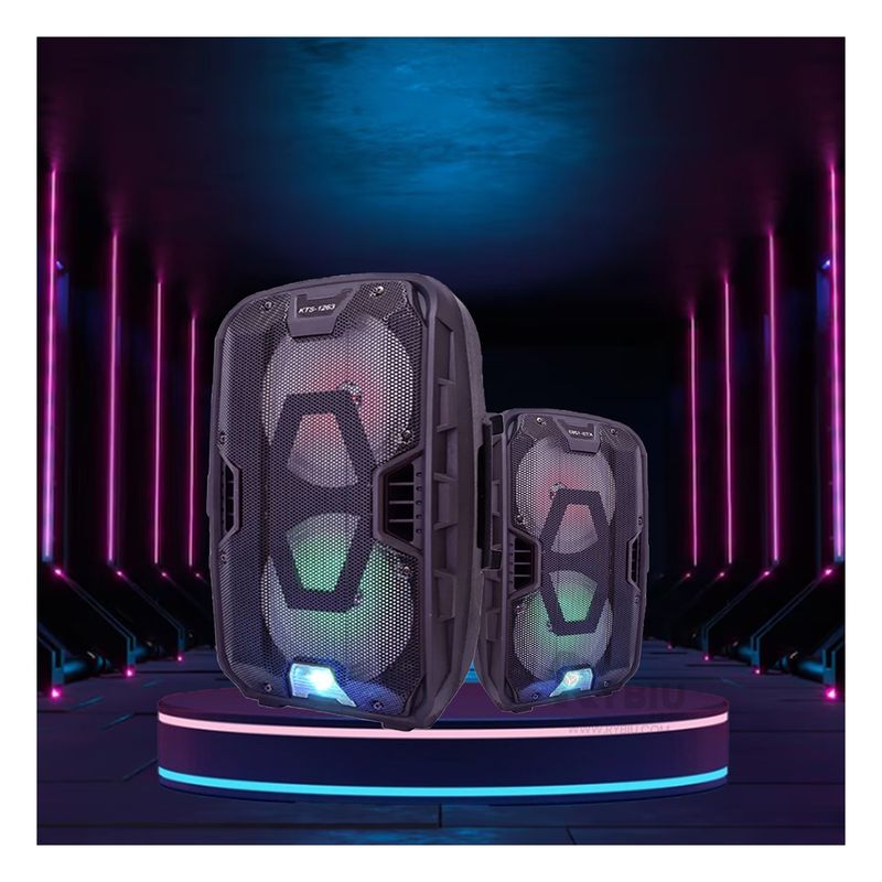 RYBIU IMPORT - Parlante Potencia Sonora para Cuarto Y+Papel de Regalo