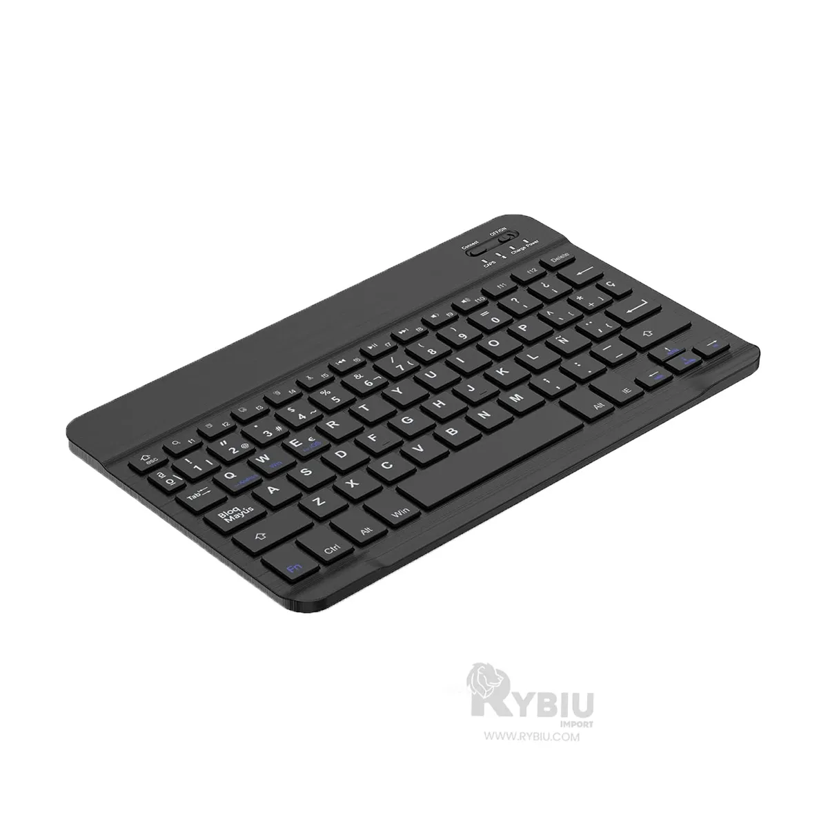 RYBIU IMPORT - Set Portatil Mouse y Teclado en Tono Negro Y+Gift MiniAgenda