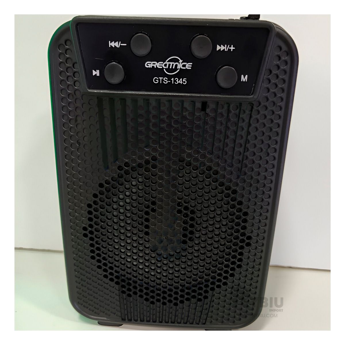 RYBIU IMPORT - Parlante con Diametro de 3 Pulgadas con Control Color Negro