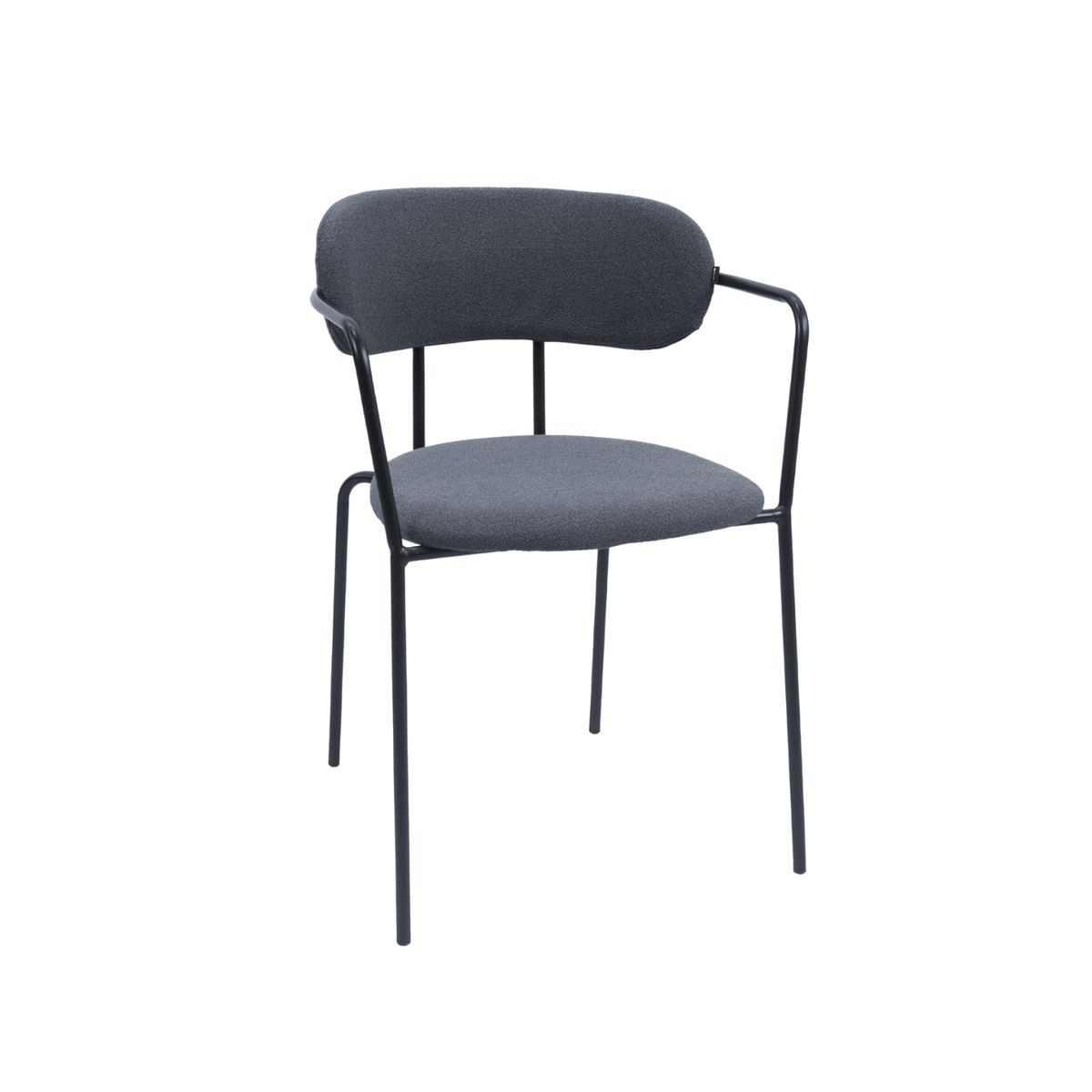 NIHM - Silla de Comedor Soho Gris Oscuro