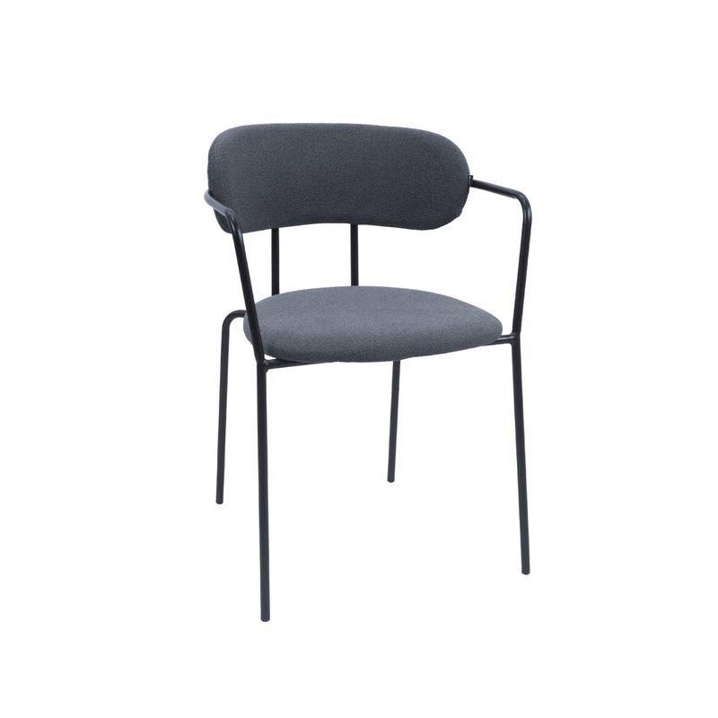 NIHM - Silla de Comedor Soho Gris Oscuro