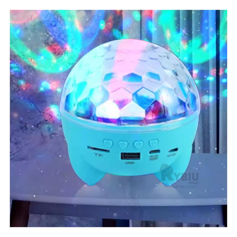 RYBIU IMPORT - Proyector Versatil y Divertido para Discoteca Color Celeste