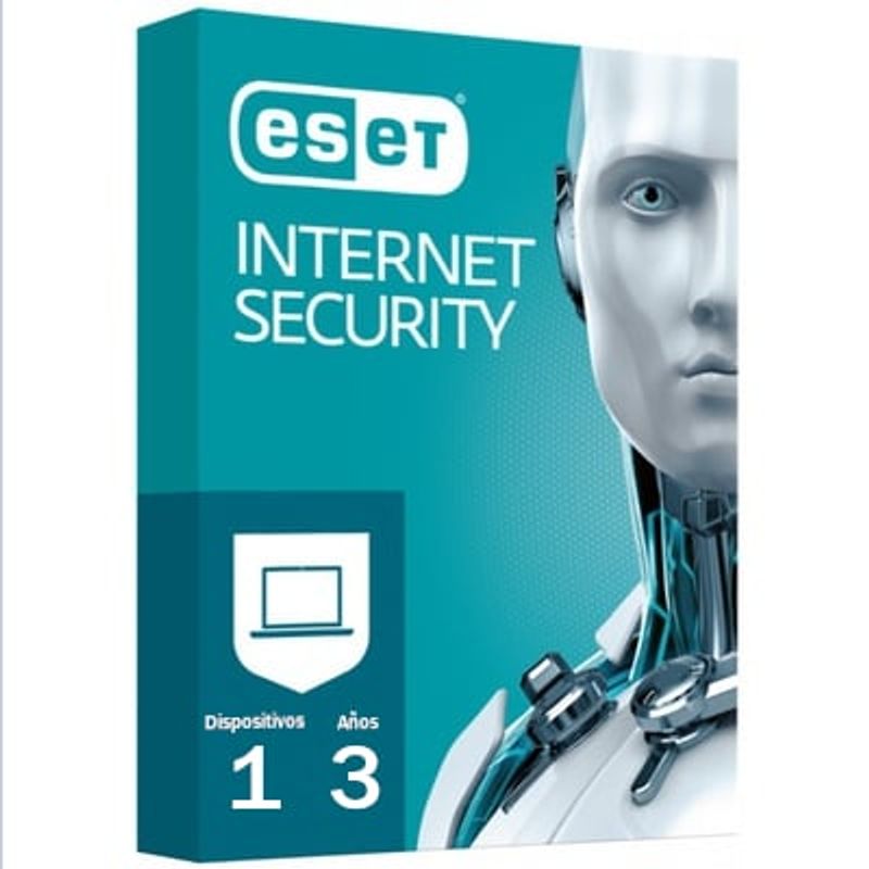 ESET - ANTIVIRUS ESET INTERNET SECURITY 1 PC  3 AÑOS