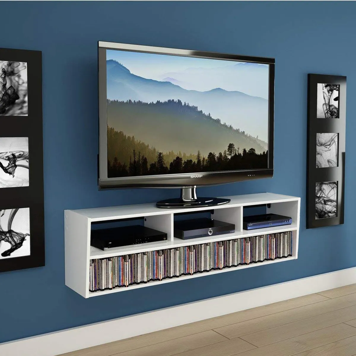 VILLA HOGAR - Mueble flotante Albamy para TV - Villa Hogar