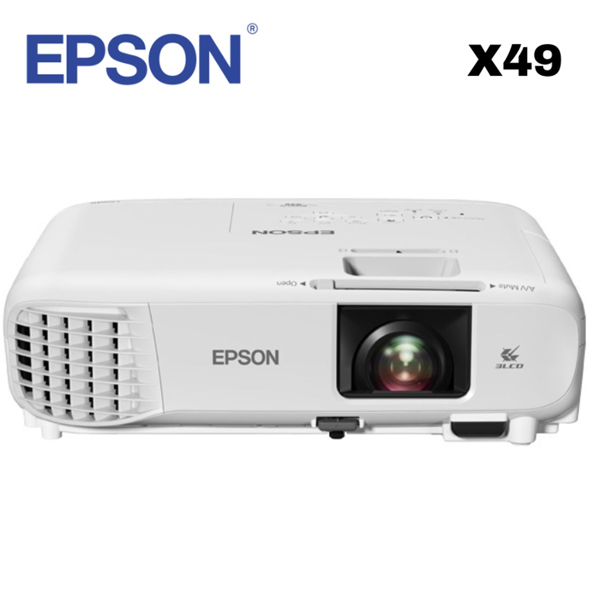 EPSON - PROYECTOR EPSON POWERLITE X49 3600 LÚMENES 1024X768 XGA