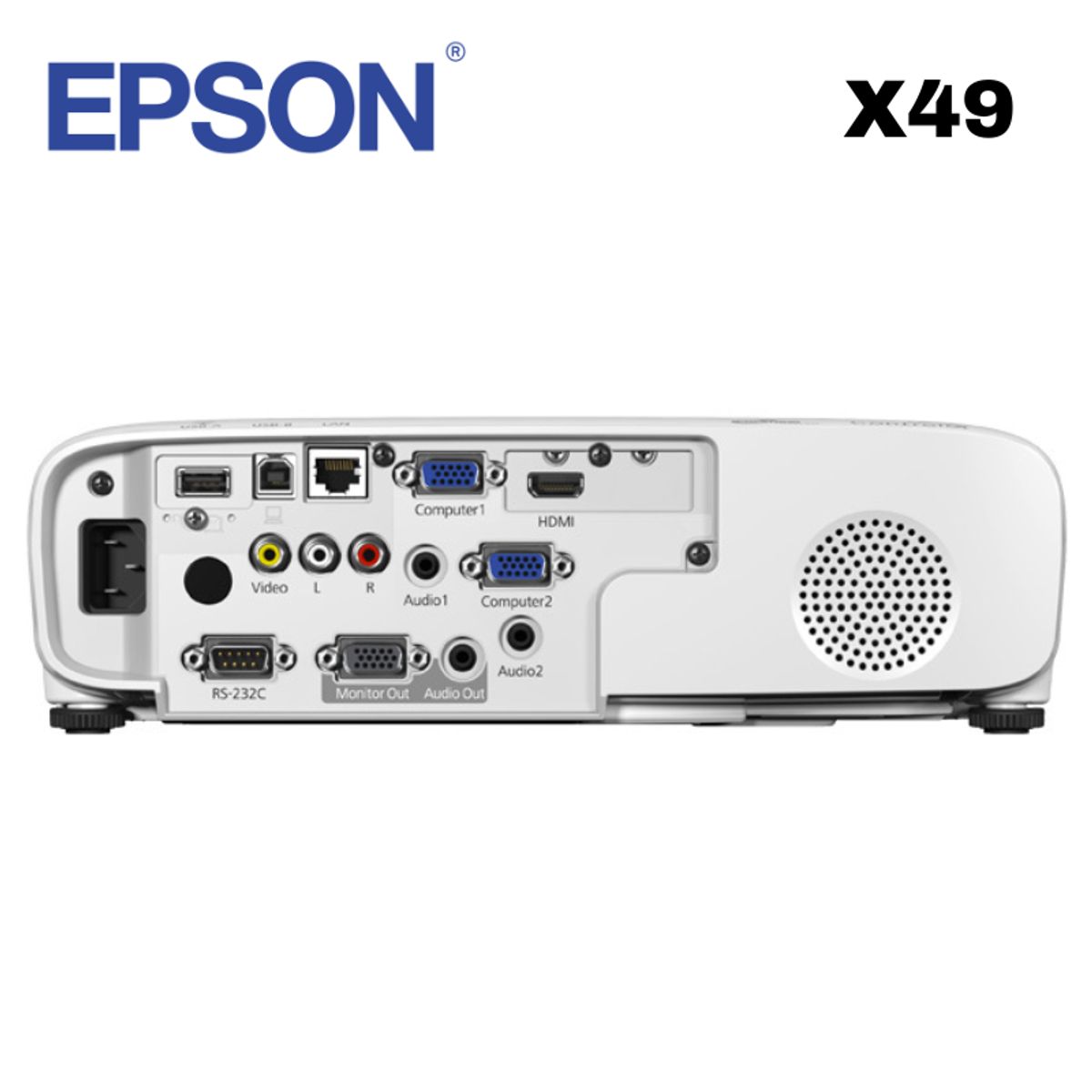 EPSON - PROYECTOR EPSON POWERLITE X49 3600 LÚMENES 1024X768 XGA