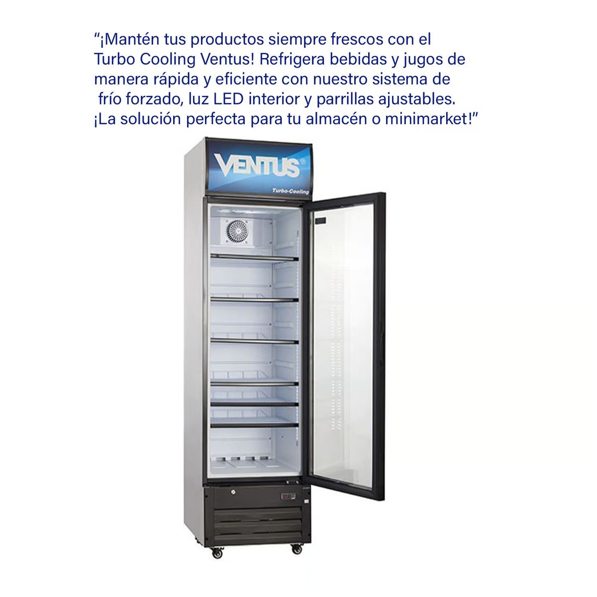 VENTUS - VISICOOLER 290LTS TURBO COOLING LG-290TC