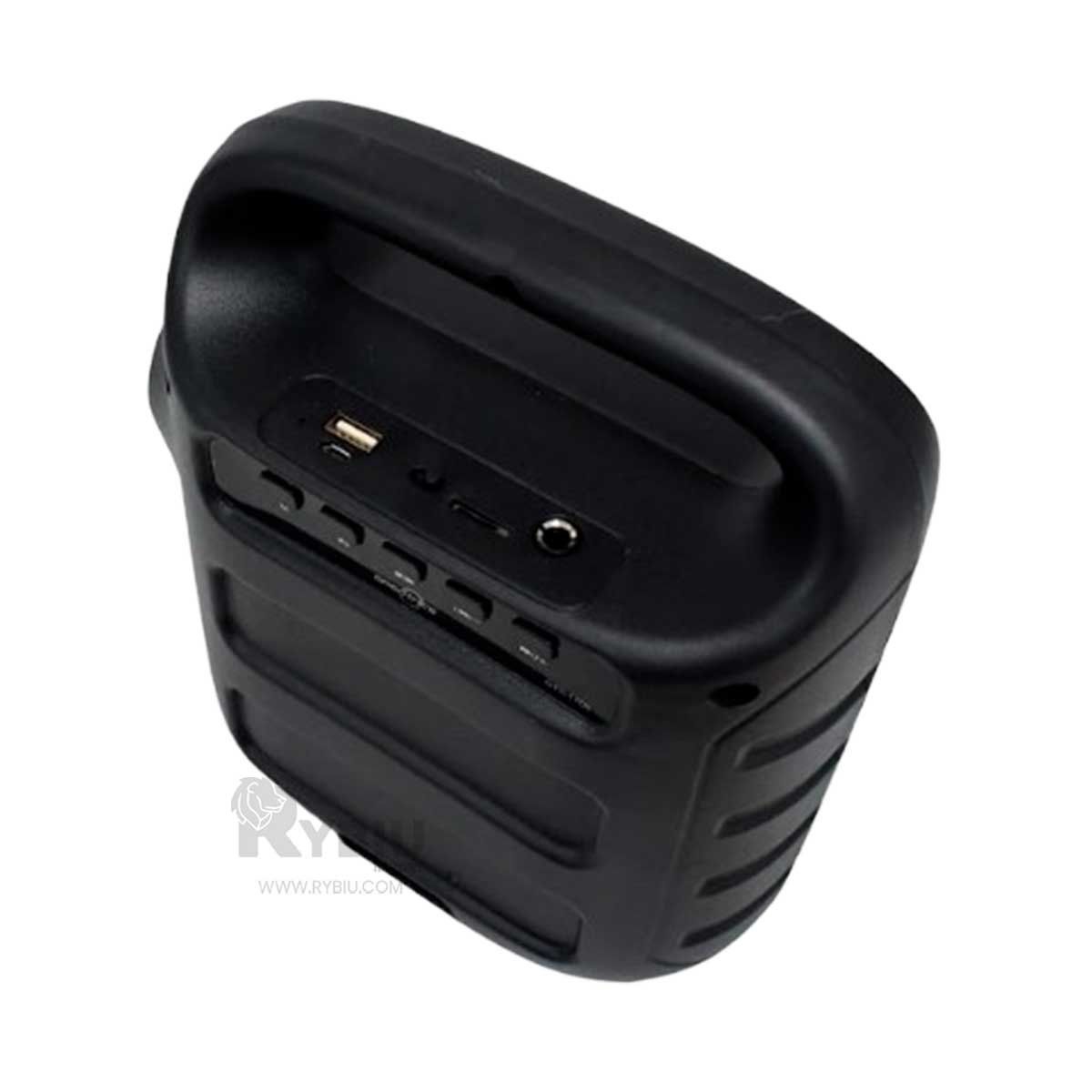 RYBIU IMPORT - Altavoz Practico Estandar en Tono Negro Y+Gift MiniAgenda