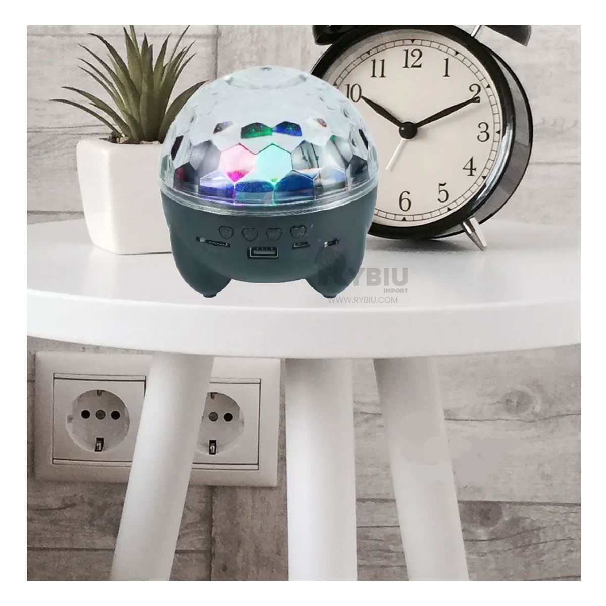 RYBIU IMPORT - Reflector Versatil y Practico Tono Negro Y+Papel de Regalo