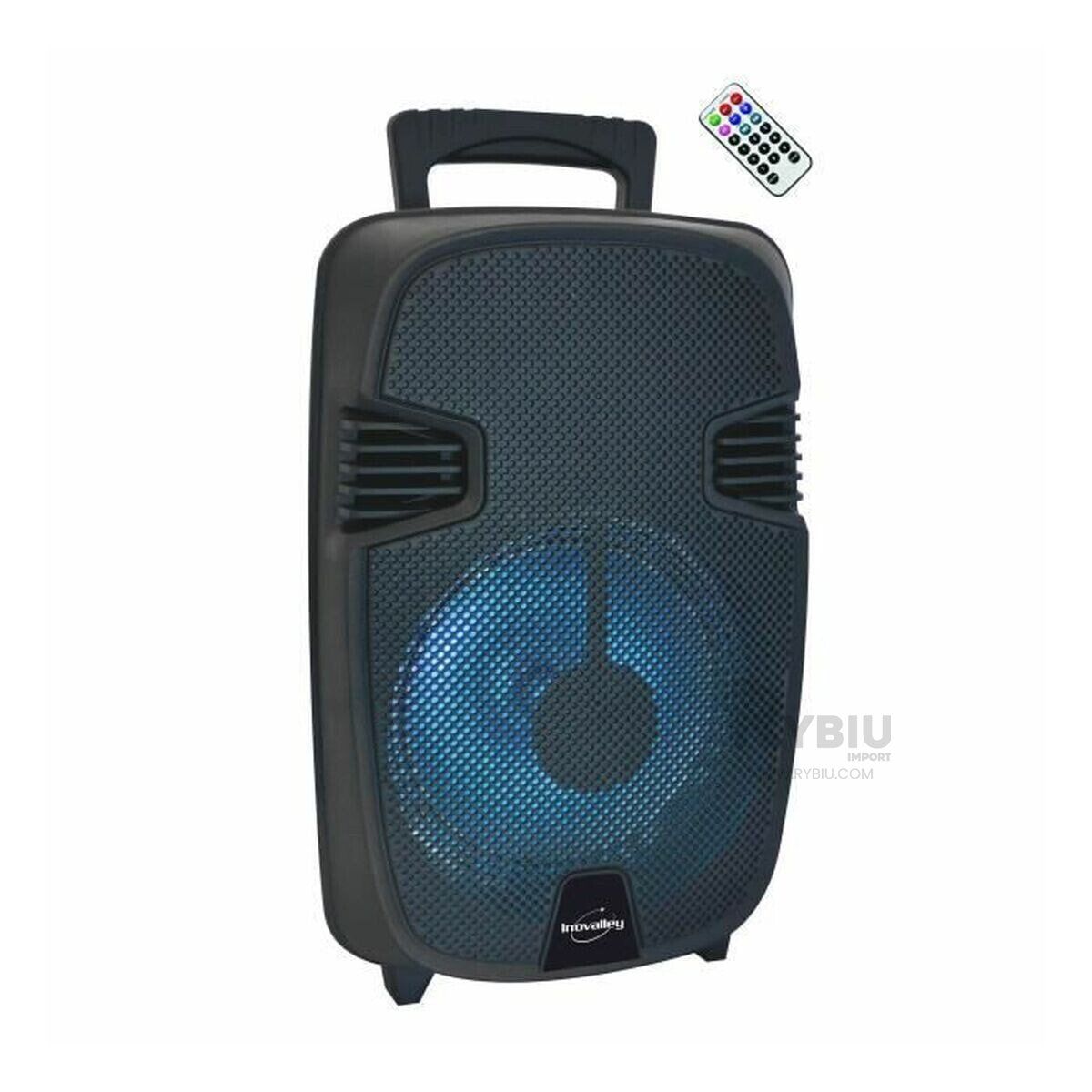 RYBIU IMPORT - Altavoz Practico Estandar en Tono Negro Y+Gift MiniAgenda