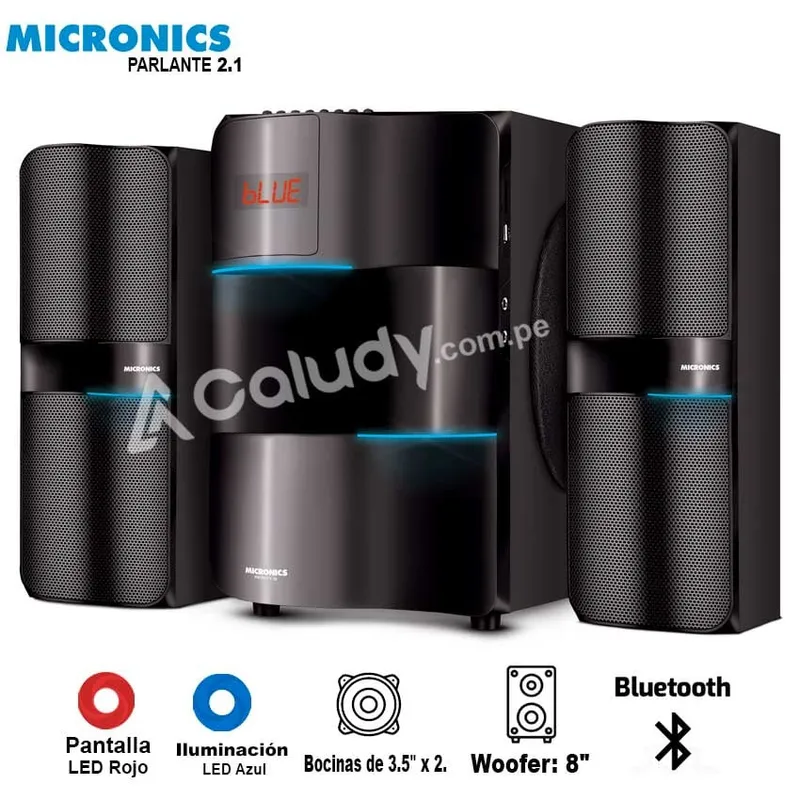 MICRONICS - Parlante Micronics Infinity 8 - MIC S7801 KTV Bluetooth USB SD FM