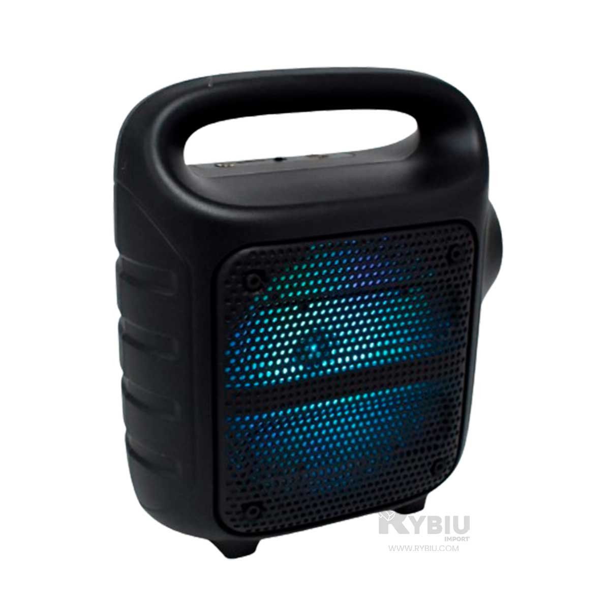 RYBIU IMPORT - Bocina con Alto Volumen en Tono Negro Y+Ligas de Regalo