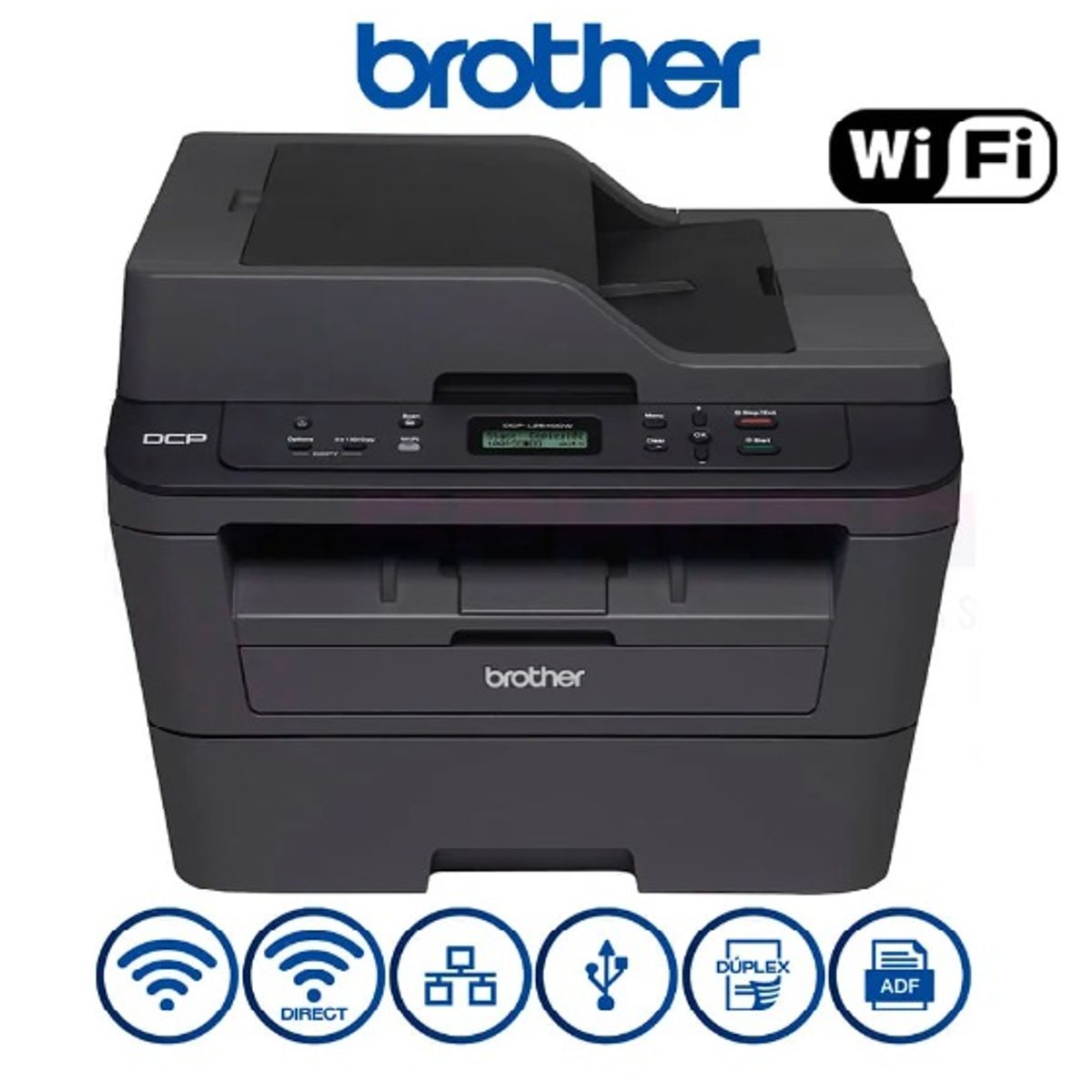 BROTHER INTERNATIONAL - IMPRESORA BROTHER DCP-L2540DW LASER MONOCROMATICA