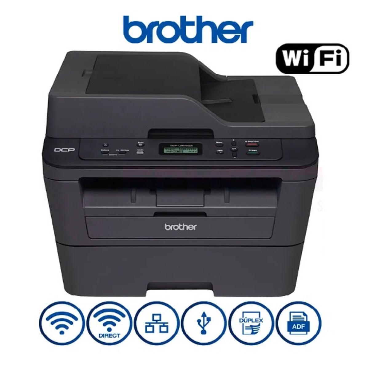 BROTHER INTERNATIONAL - IMPRESORA BROTHER DCP-L2540DW LASER MONOCROMATICA