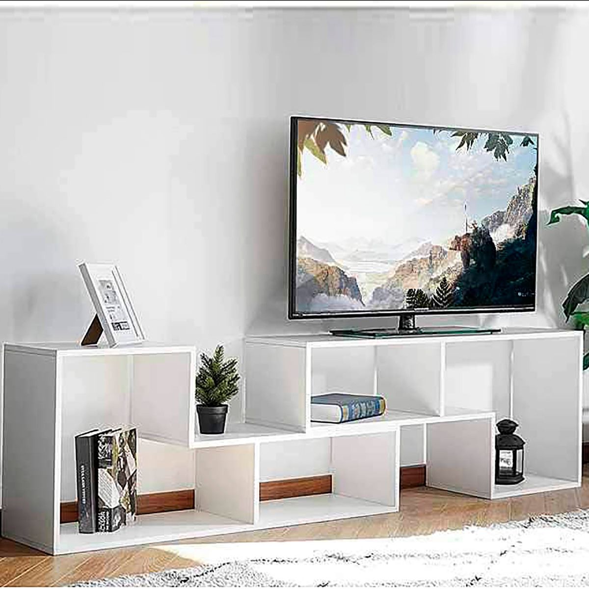 VILLA HOGAR - Mueble para TV blanco Checo - Villa Hogar