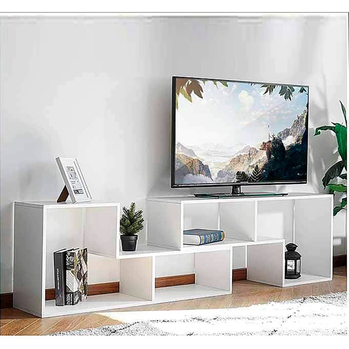 VILLA HOGAR - Mueble para TV blanco Checo - Villa Hogar