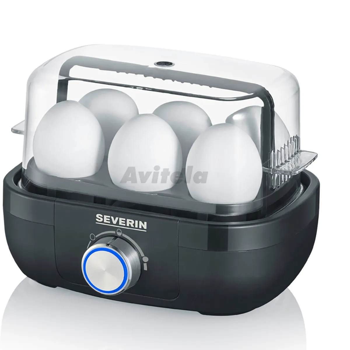 SEVERIN - Hervidor de huevos Severin  negro con perilla EK 3166