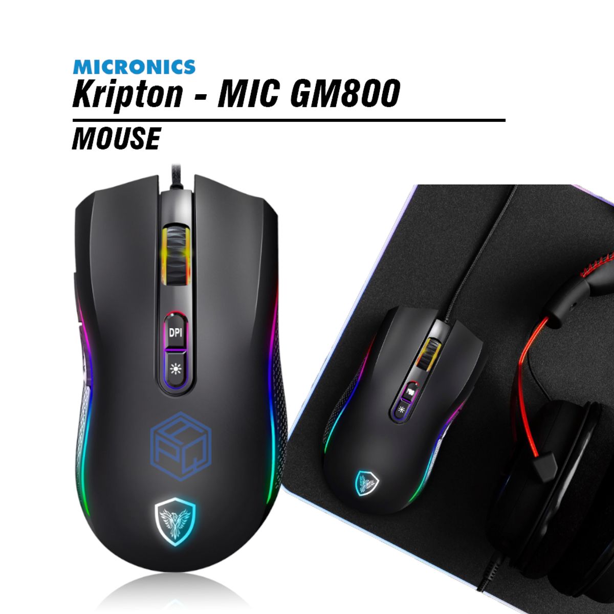 MICRONICS - MOUSE MICRONICS KRIPTON - MIC GM800