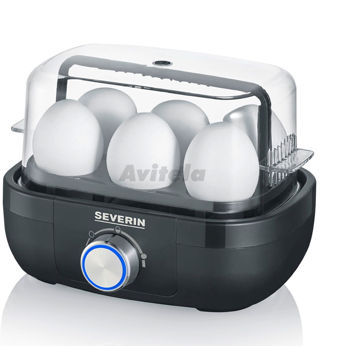 SEVERIN - Hervidor de huevos Severin  negro con perilla EK 3166