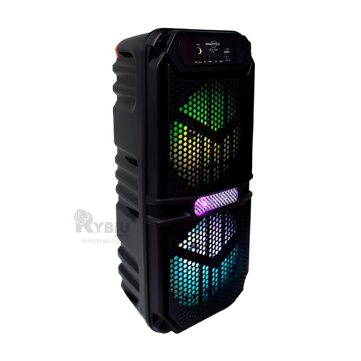 RYBIU IMPORT - Bocina con Conexion BT GTS-1620 Negro Y+Post-it Adhesivos